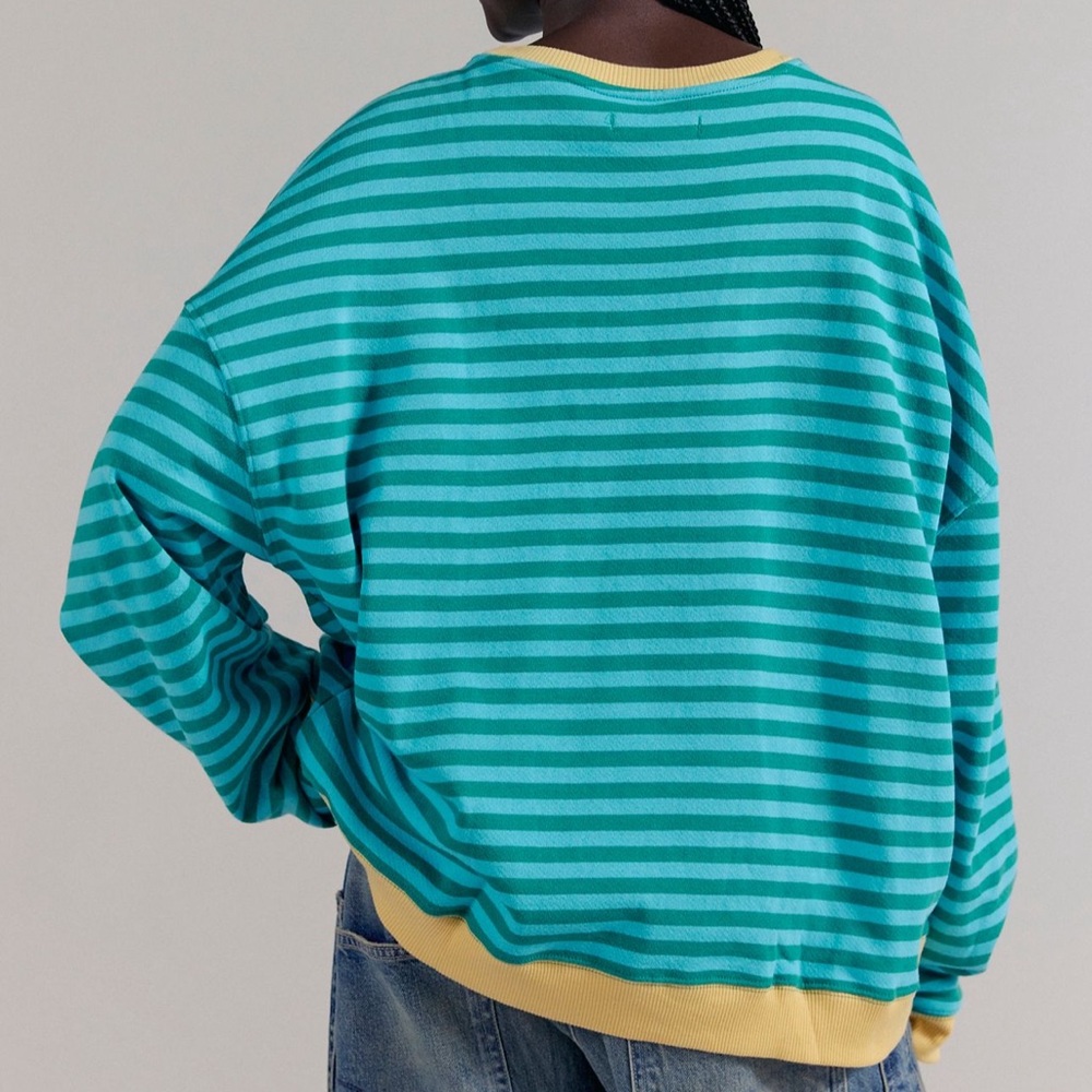 Free People We The Free | Classic Striped Oversized Crewneck | XS - Picture 15 of 16